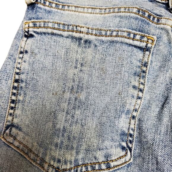 Rag & Bone Nina High Rise Ankle Flare Distressed Light Wash Jeans - Size 25 - Picture 5 of 8